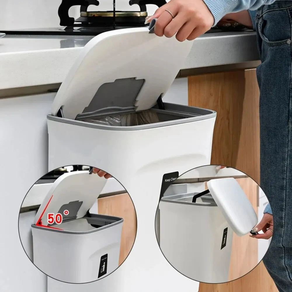 7/9L Wall Mounted Trash Can