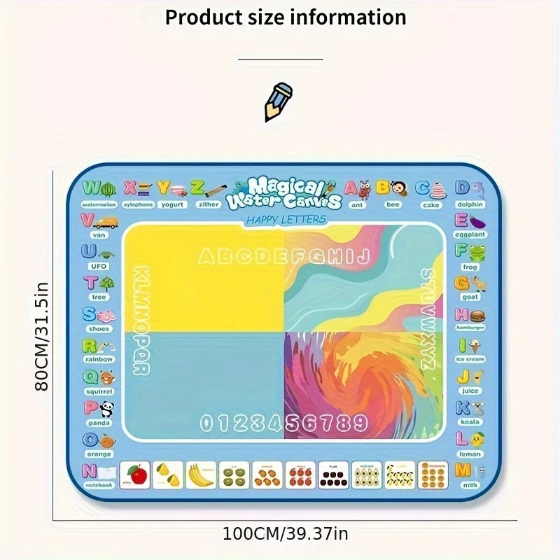 Magic Water Drawing Coloring Doodle Mat