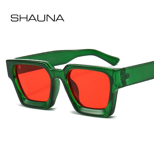 Popular Women Square Sunglasses Retro Men Tinted Shades UV400