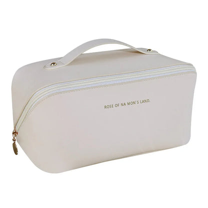Travel Makeup Bag Make Up Skincare Holder Storage Box Cosmetics Organizer Plastic Container For Bathroom Dressing Table Home - Vanachie Retail