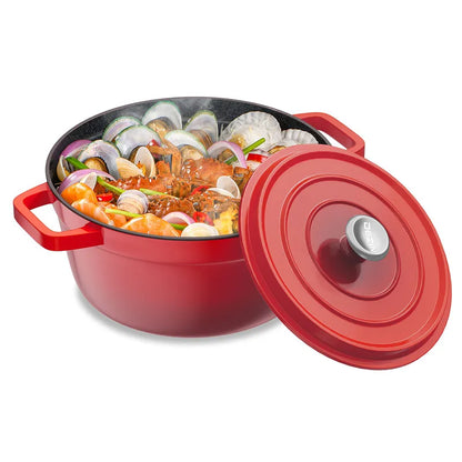 Enameled Cast Aluminum Dutch  Pot