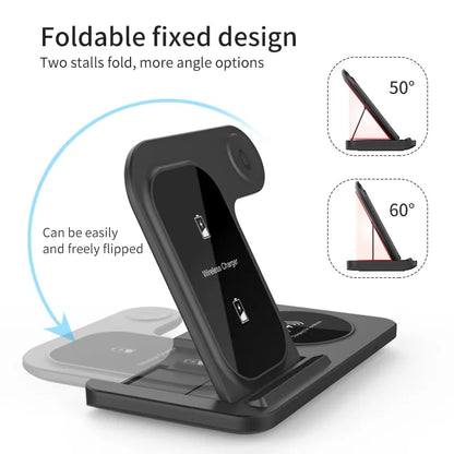 3 in 1 Wireless IPhone Charger Stand