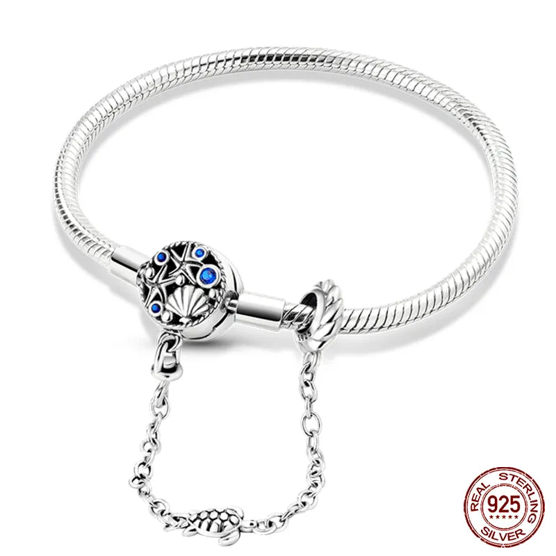Star Moon Silver Bracelet