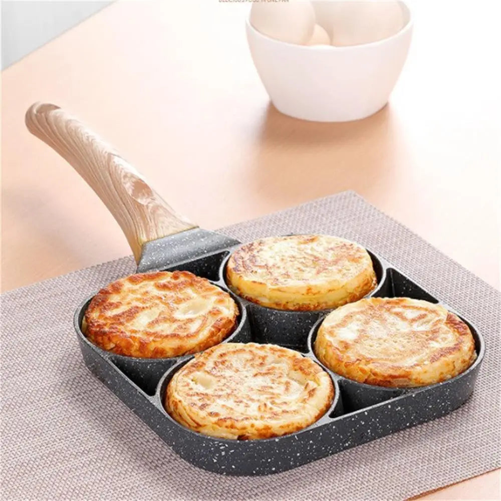 4 Hole Thickened Nonstick Egg  Cooking Pan