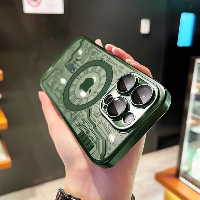 Luxury Circuit Pattern Case For iPhone