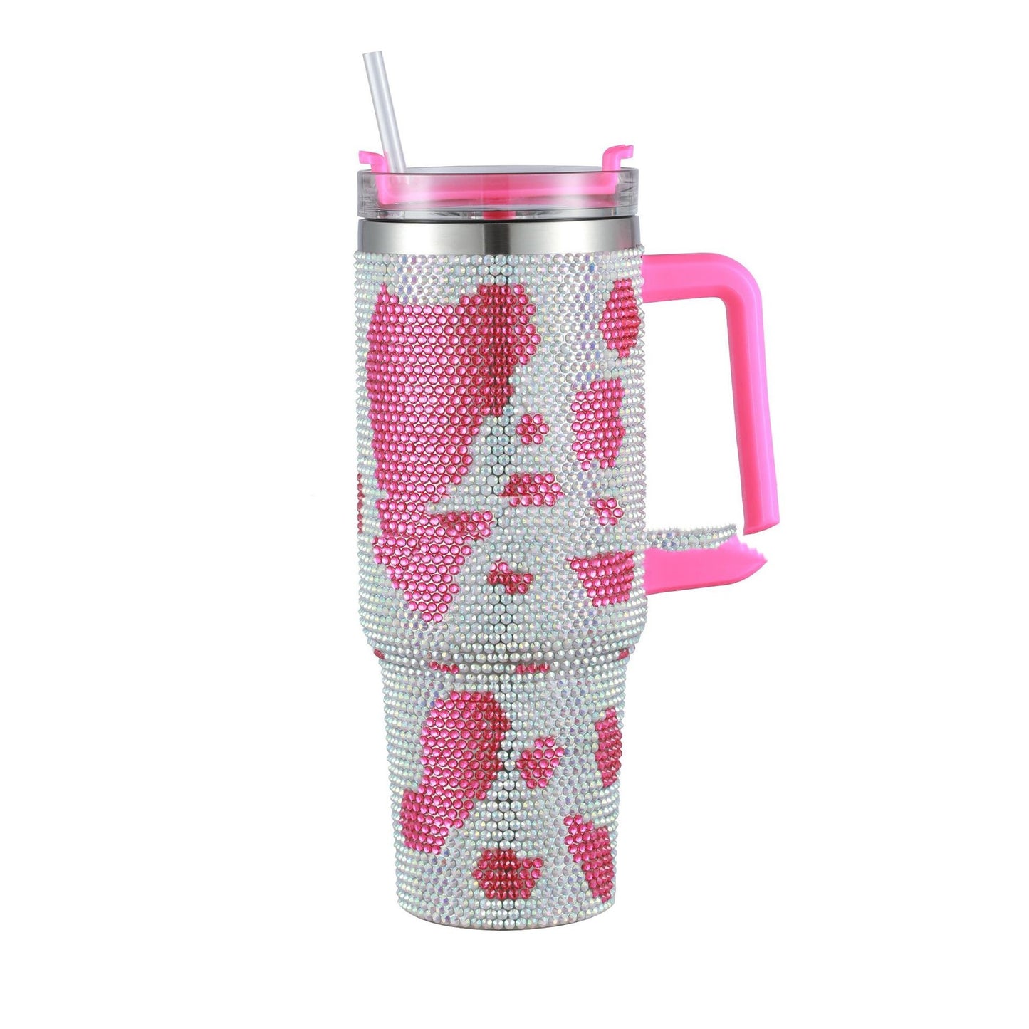 40oZ Stainless Steel Diamond Insulated Cup